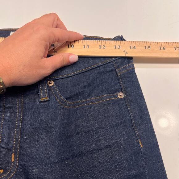 J Crew Women’s Toothpick Jeans Size 27 Ultra Dark Wash - Picture 8 of 10